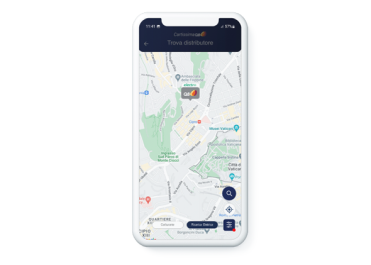 Localizzare le colonnine nelle vicinanze con l'App CartissimaQ8