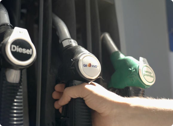 erogatore benzina Q8 HVO +