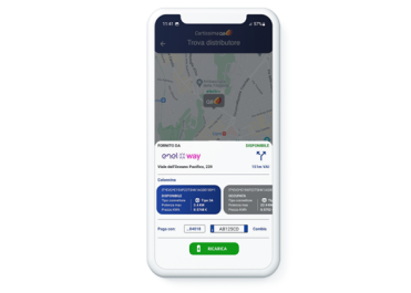 Ricarica auto elettiche con l'App CartissimaQ8