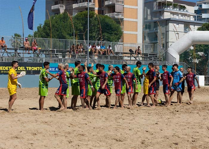 San Benedetto del Tronto saluto calciatori